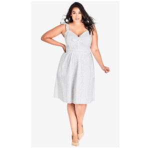 City Chic XL 22W Summer Dress NWT